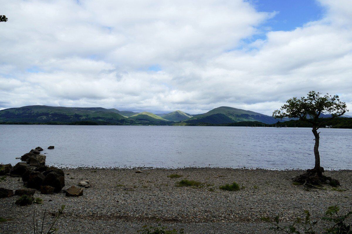 Pause am Loch Lomond.