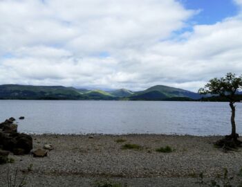 Pause am Loch Lomond.