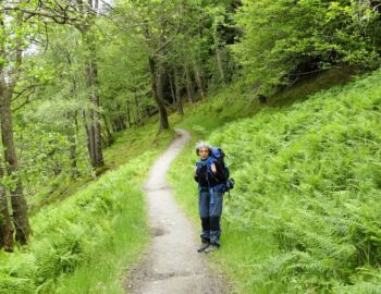 Auf dem Uferweg geht es weiter.
