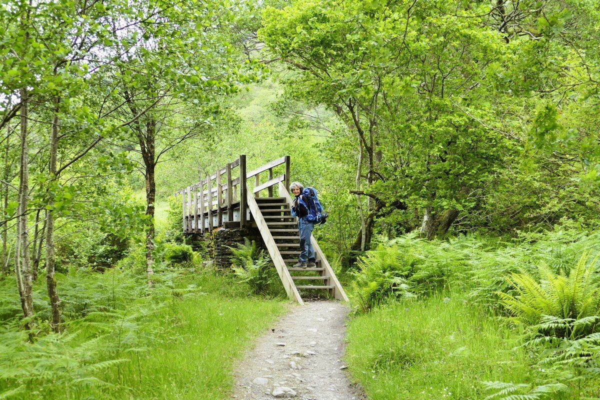 Brücke über den Cailness Burn.