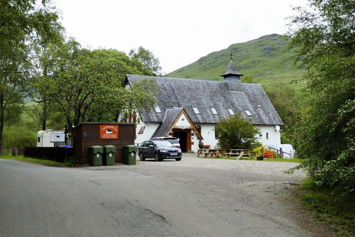 Inversnaid Bunkhouse - unsere Unterkunft.