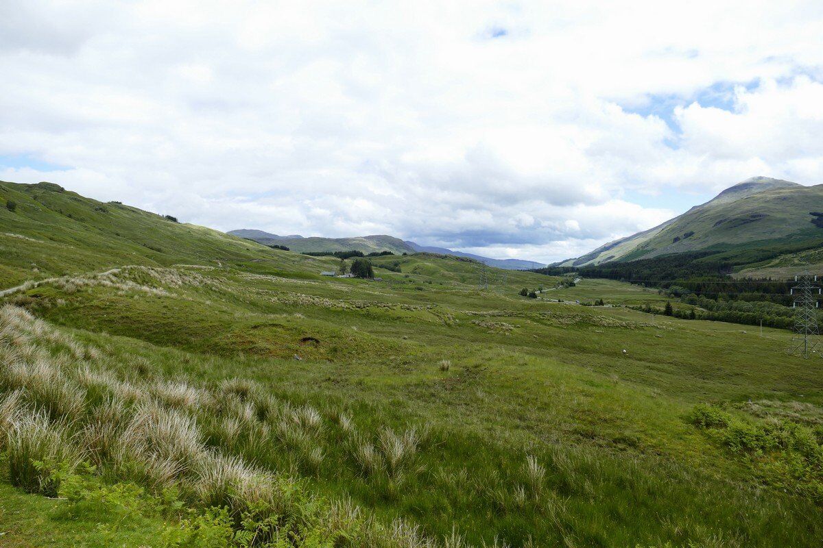 Auf der alten Militärstraße im Glen Falloch.