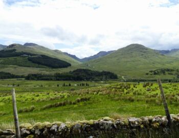 Auf der alten Militärstraße im Glen Falloch.