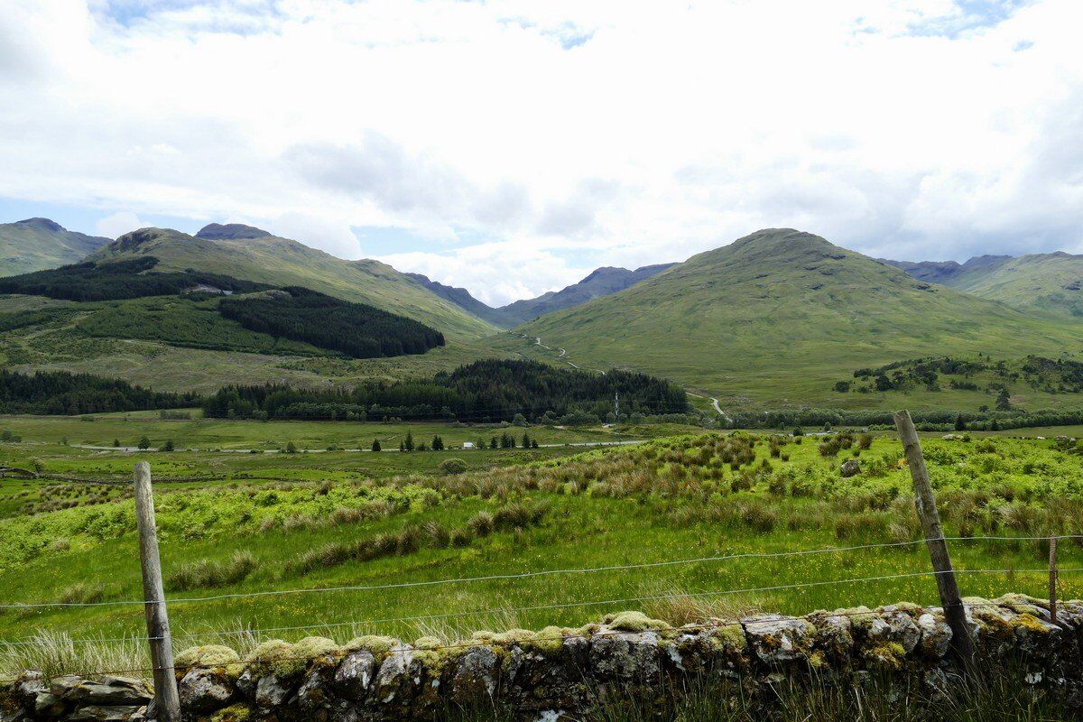 Auf der alten Militärstraße im Glen Falloch.
