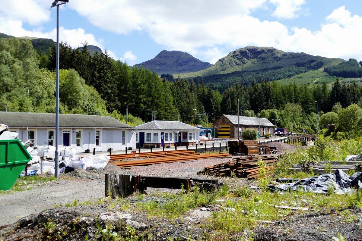 Bahnhof von Crianlarich.