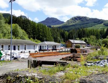 Bahnhof von Crianlarich.