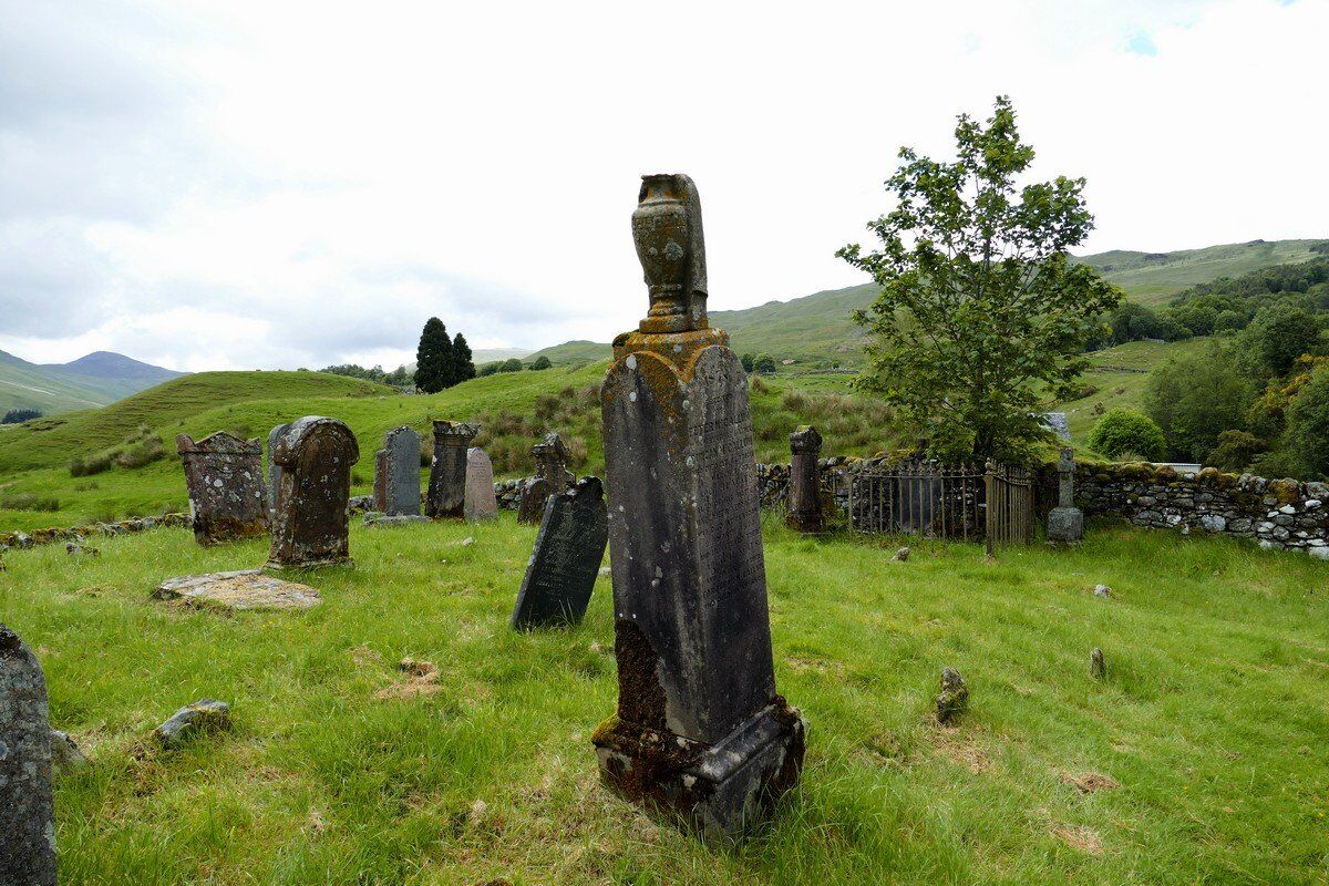 Friedhof von St. Fillan.