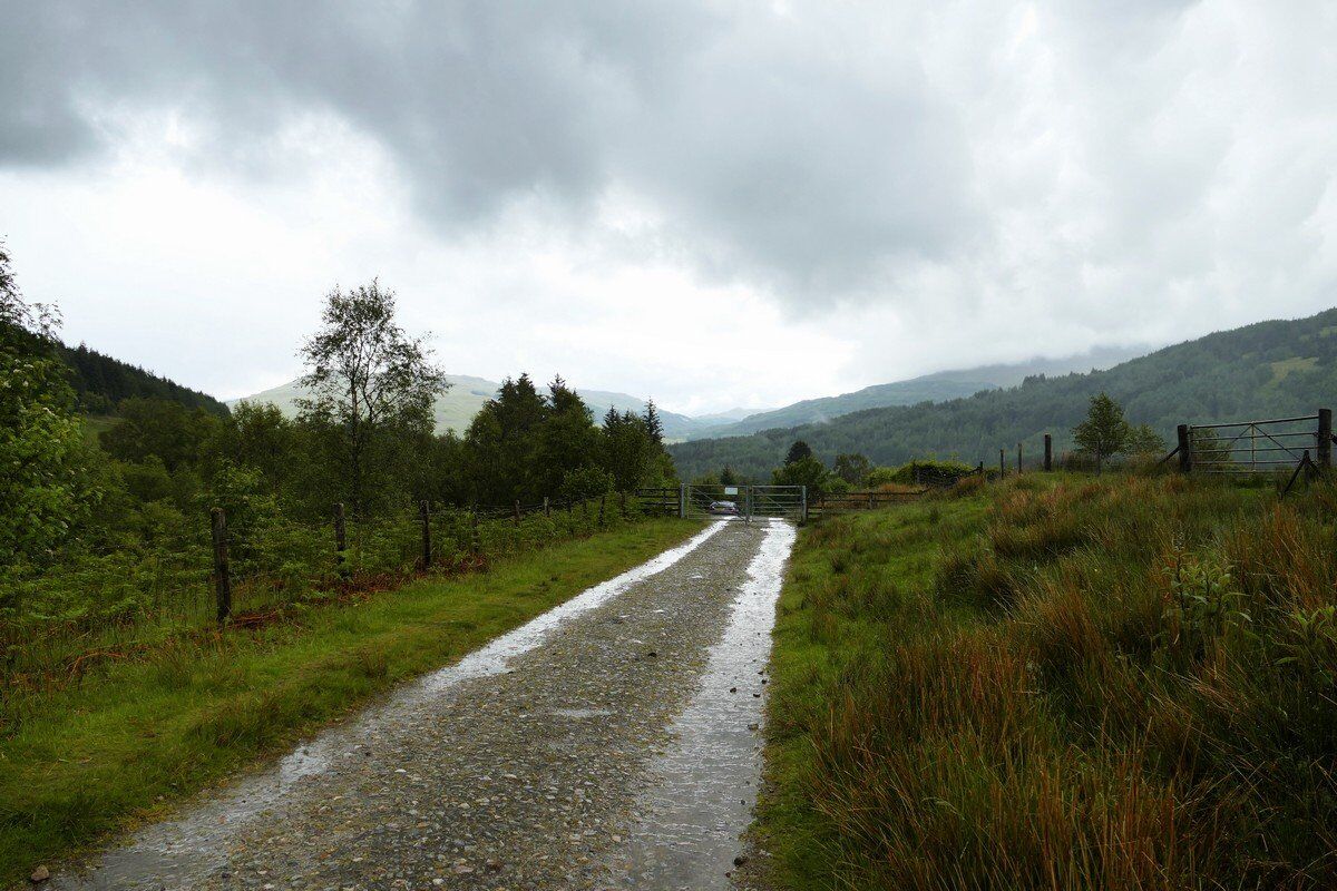 Auf dem Weg von Tyndrum nach Bridge of Orchy.