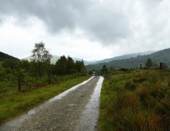 Auf dem Weg von Tyndrum nach Bridge of Orchy.