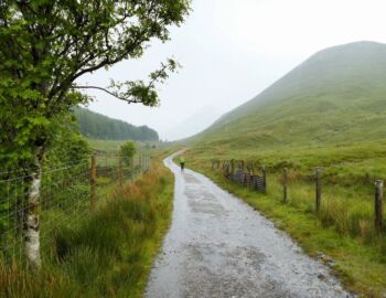 Auf dem Weg von Tyndrum nach Bridge of Orchy.
