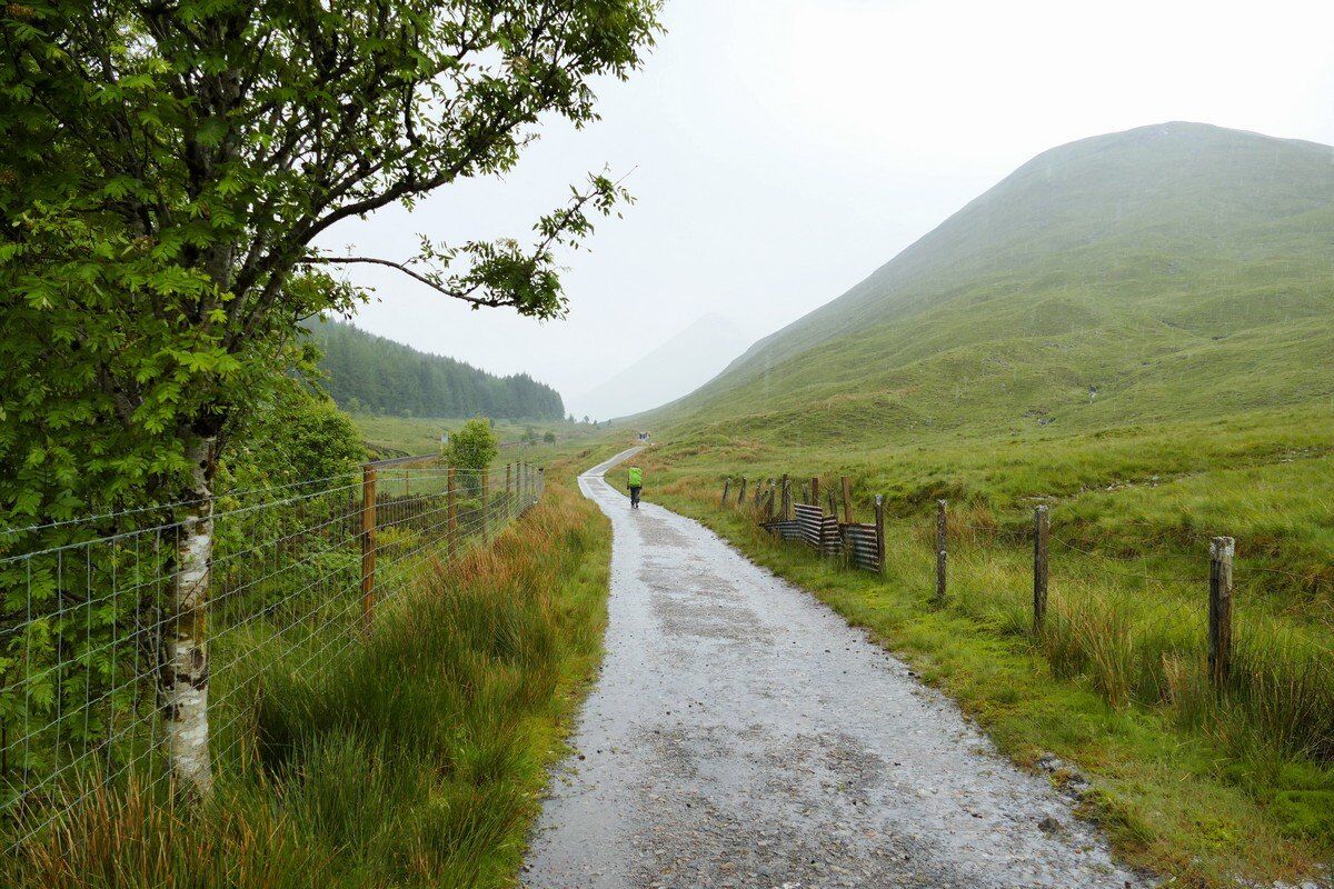 Auf dem Weg von Tyndrum nach Bridge of Orchy.