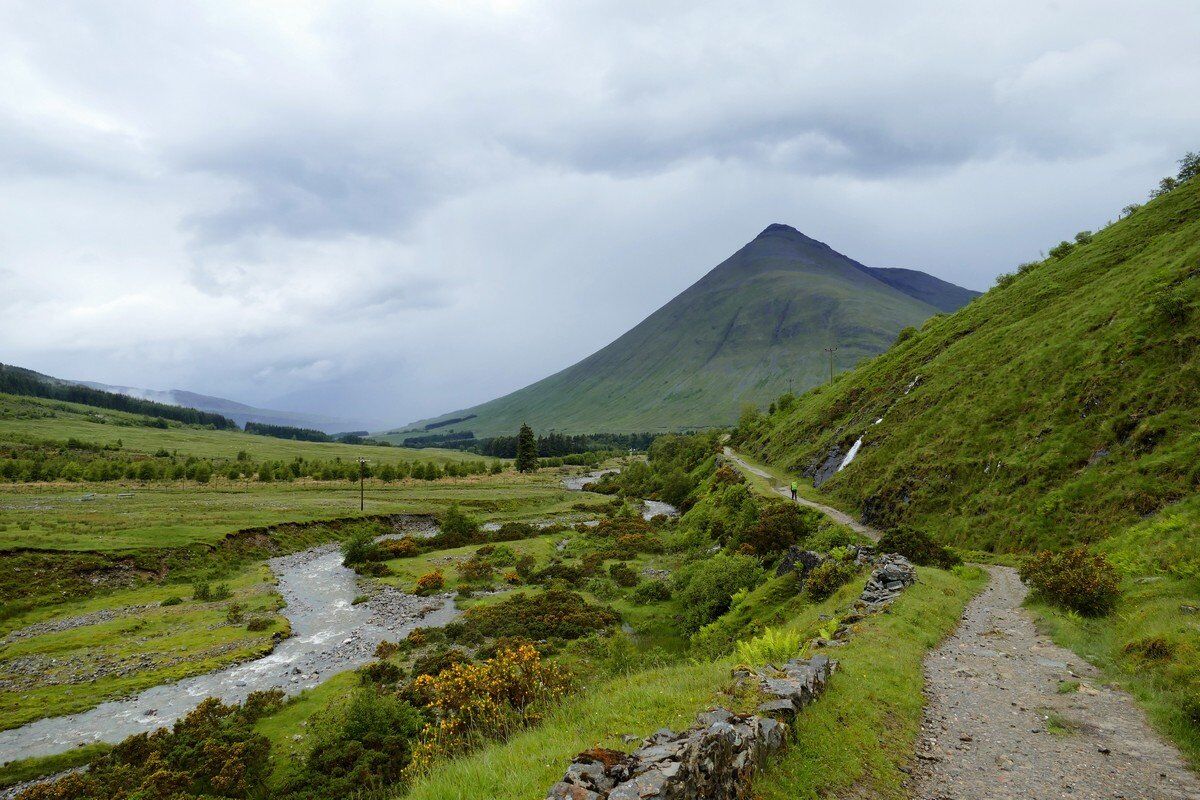 Auf dem Weg von Tyndrum nach Bridge of Orchy.