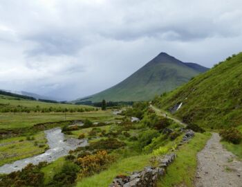 Auf dem Weg von Tyndrum nach Bridge of Orchy.