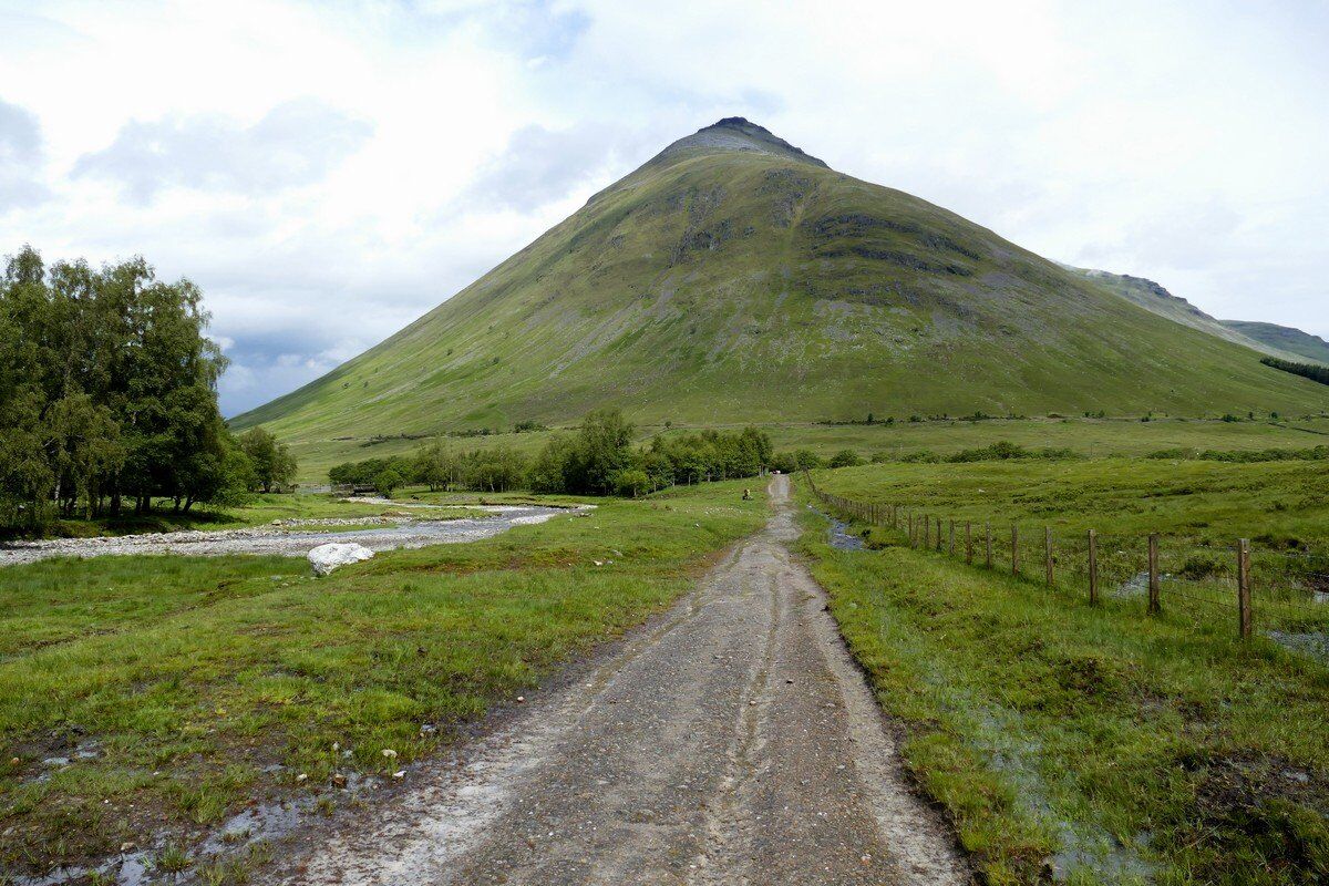 Auf dem Weg von Tyndrum nach Bridge of Orchy.