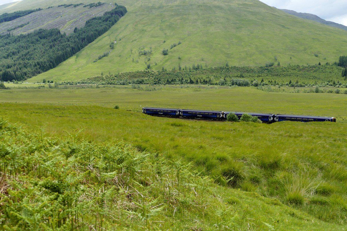Auf dem Weg von Tyndrum nach Bridge of Orchy.