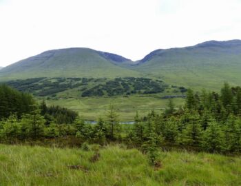 Aufstieg zum Mam Carraigh.