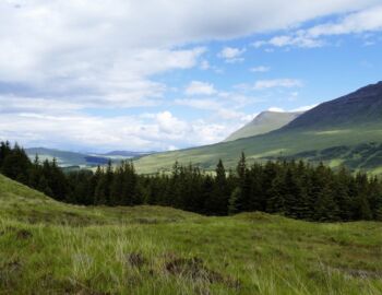 Aufstieg zum Mam Carraigh.