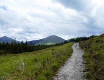 Aufstieg zum Mam Carraigh.