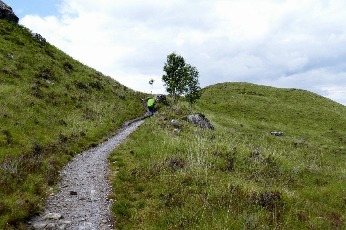 Aufstieg zum Mam Carraigh.