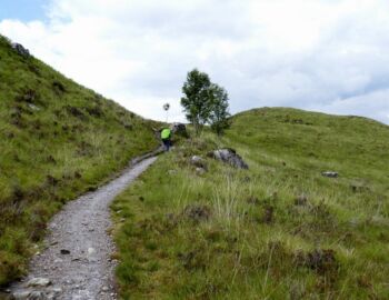 Aufstieg zum Mam Carraigh.