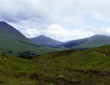 Aufstieg zum Mam Carraigh.