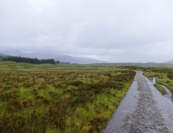 Auf dem Weg durch das Rannoch Moor.