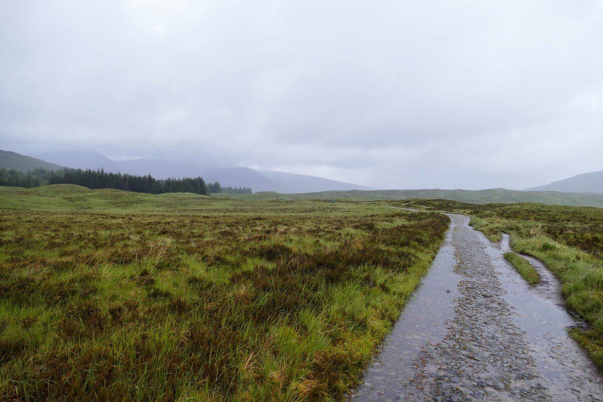 Auf dem Weg durch das Rannoch Moor.