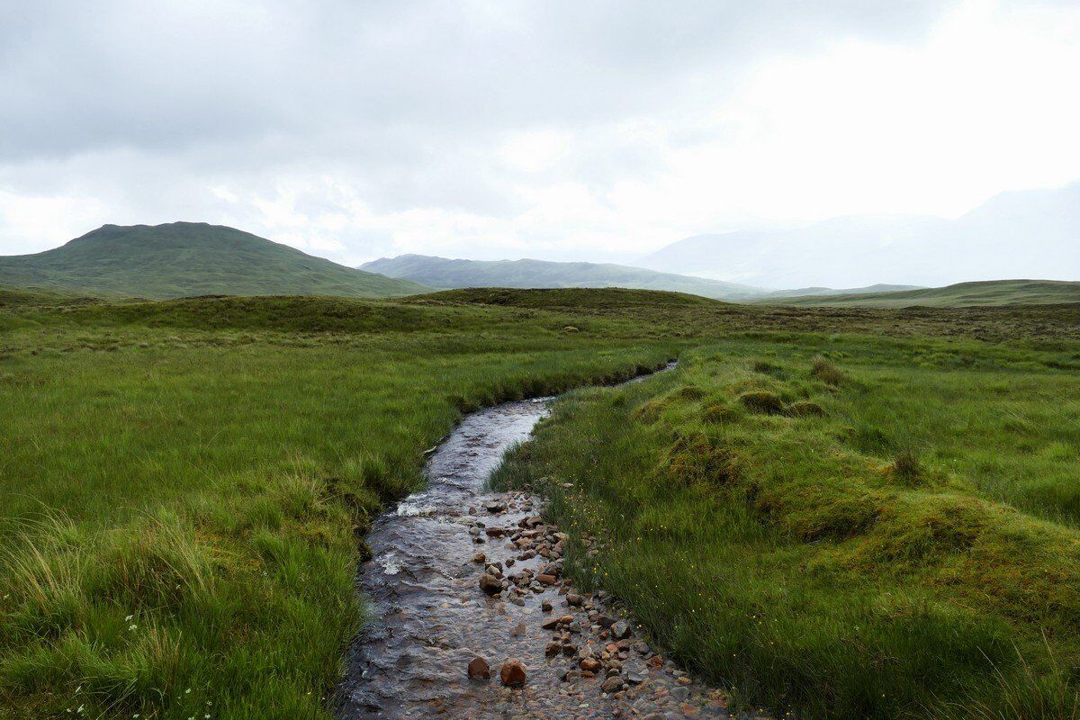 Auf dem Weg durch das Rannoch Moor.