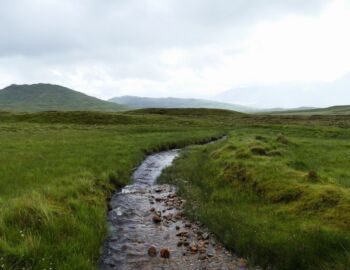 Auf dem Weg durch das Rannoch Moor.
