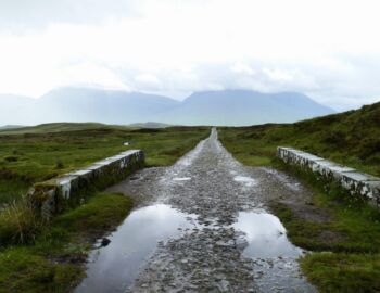 Auf dem Weg durch das Rannoch Moor.