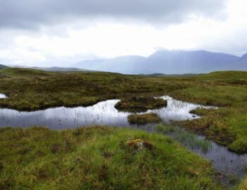 Auf dem Weg durch das Rannoch Moor.