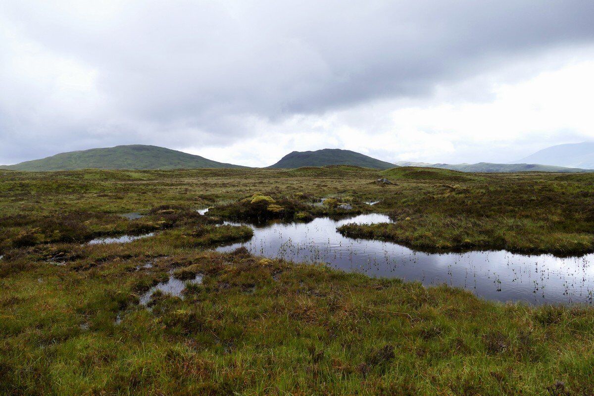 Auf dem Weg durch das Rannoch Moor.