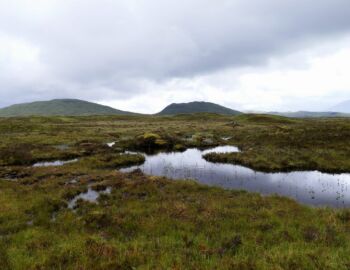 Auf dem Weg durch das Rannoch Moor.
