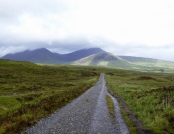 Auf dem Weg durch das Rannoch Moor.