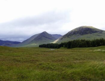 Auf dem Weg durch das Rannoch Moor.