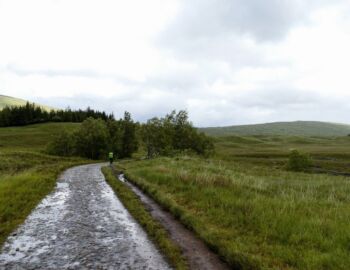 Auf dem Weg durch das Rannoch Moor.