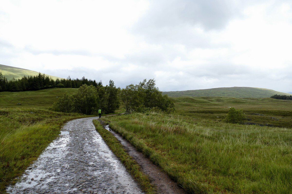 Auf dem Weg durch das Rannoch Moor.