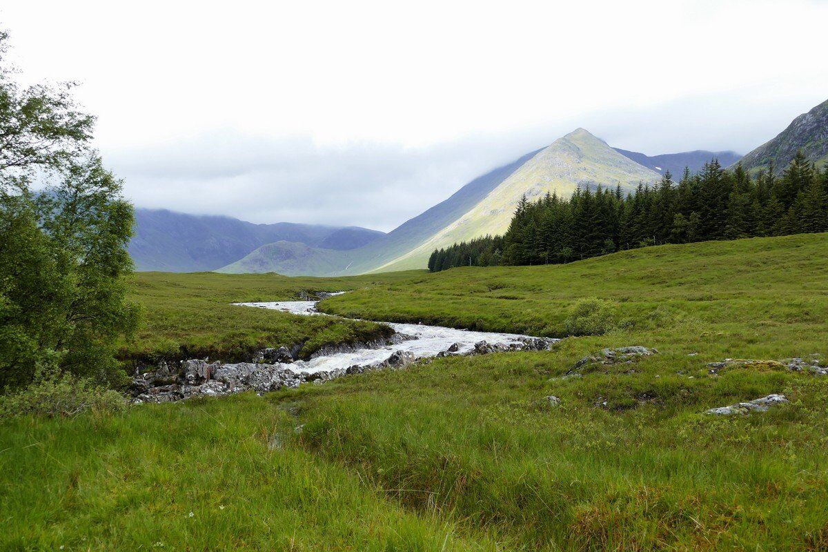 Auf dem Weg durch das Rannoch Moor.
