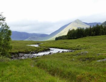 Auf dem Weg durch das Rannoch Moor.