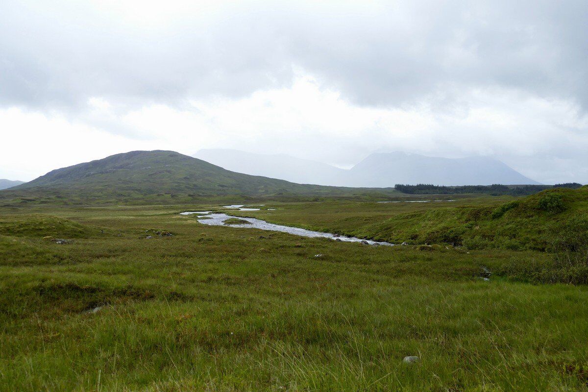 Auf dem Weg durch das Rannoch Moor.