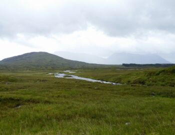 Auf dem Weg durch das Rannoch Moor.