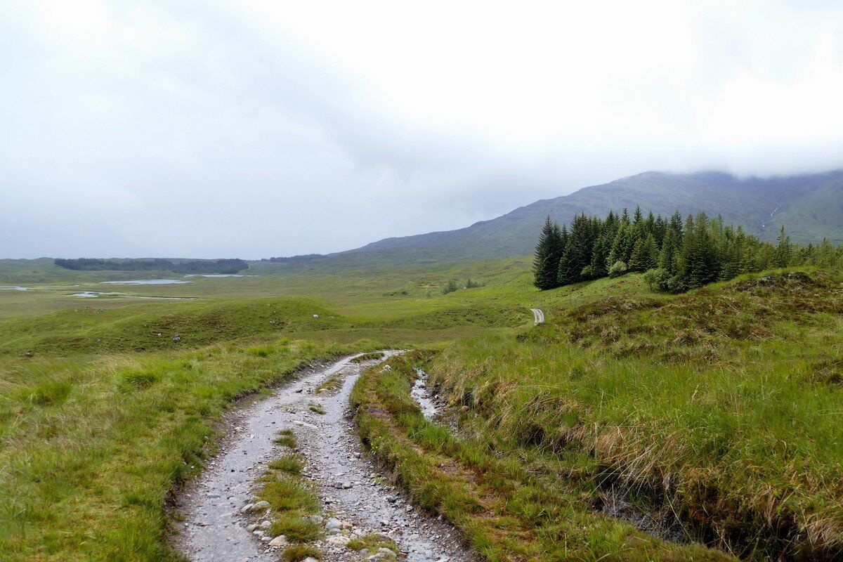 Auf dem Weg durch das Rannoch Moor.