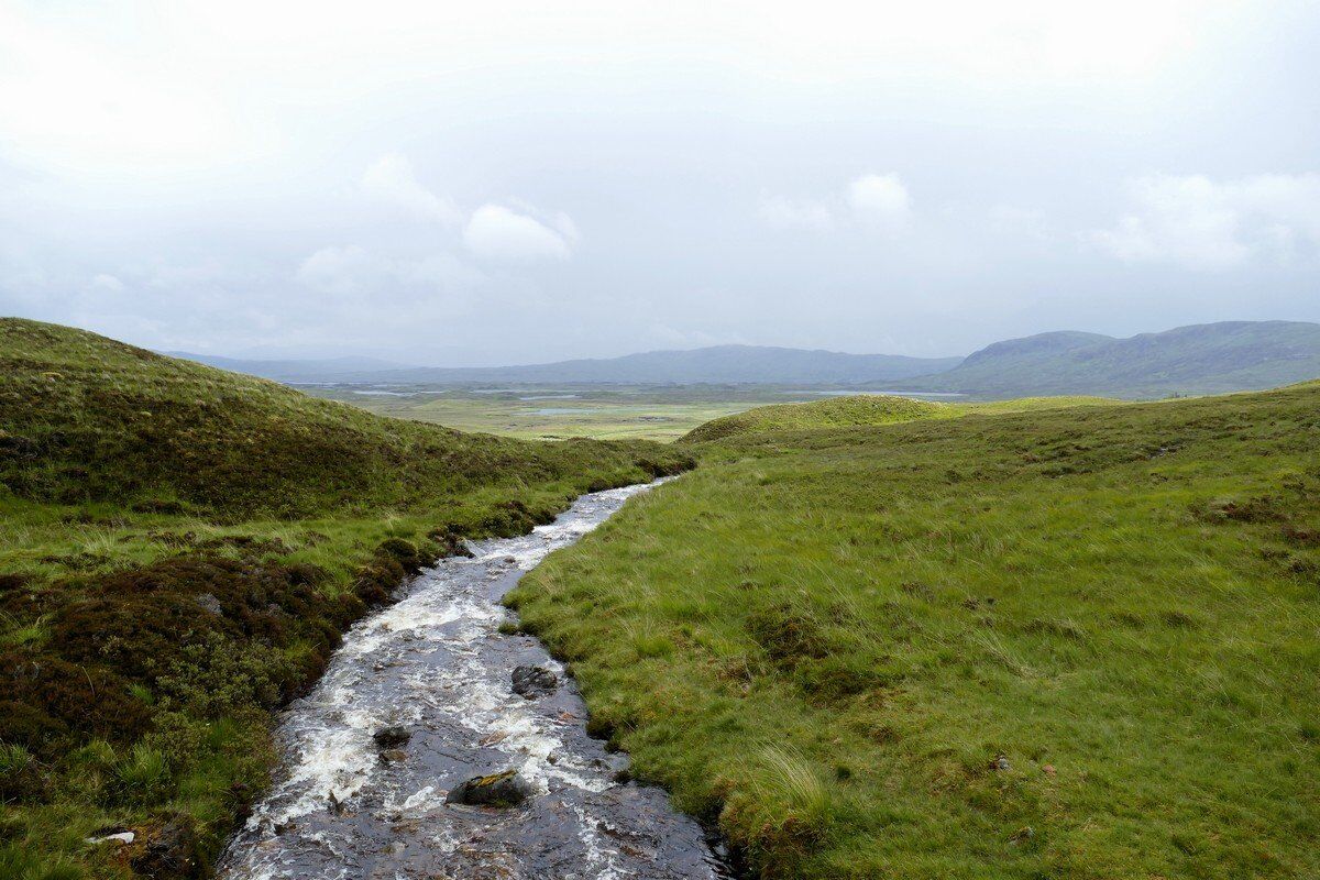 Auf dem Weg durch das Rannoch Moor.