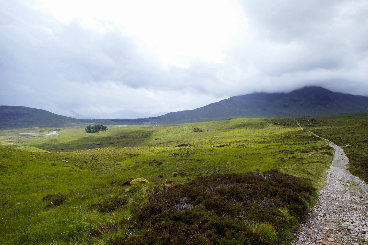Auf dem Weg durch das Rannoch Moor.
