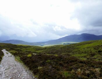 Auf dem Weg durch das Rannoch Moor.
