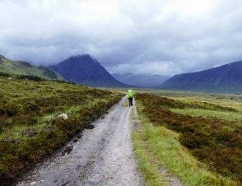 Auf dem Weg durch das Rannoch Moor.