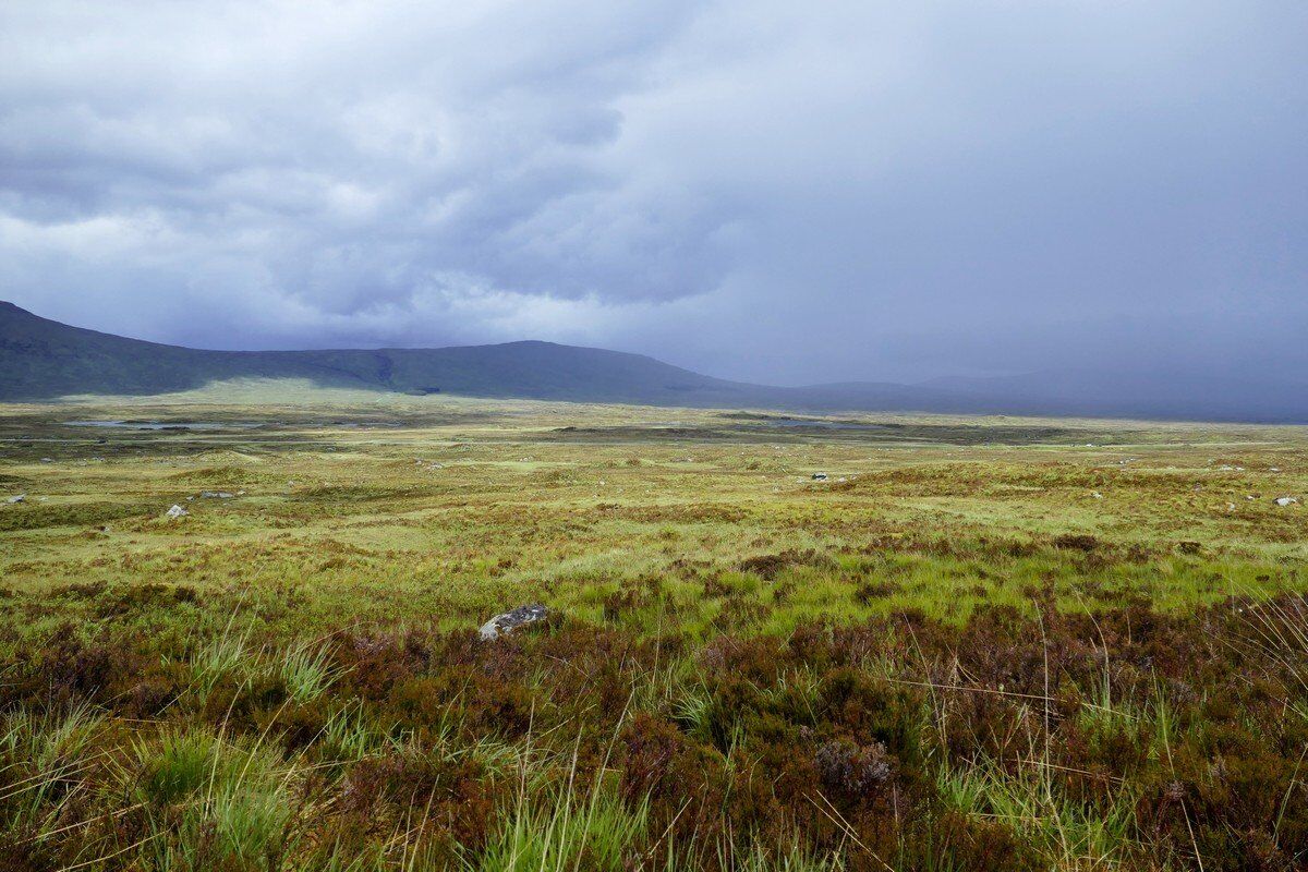 Auf dem Weg durch das Rannoch Moor.