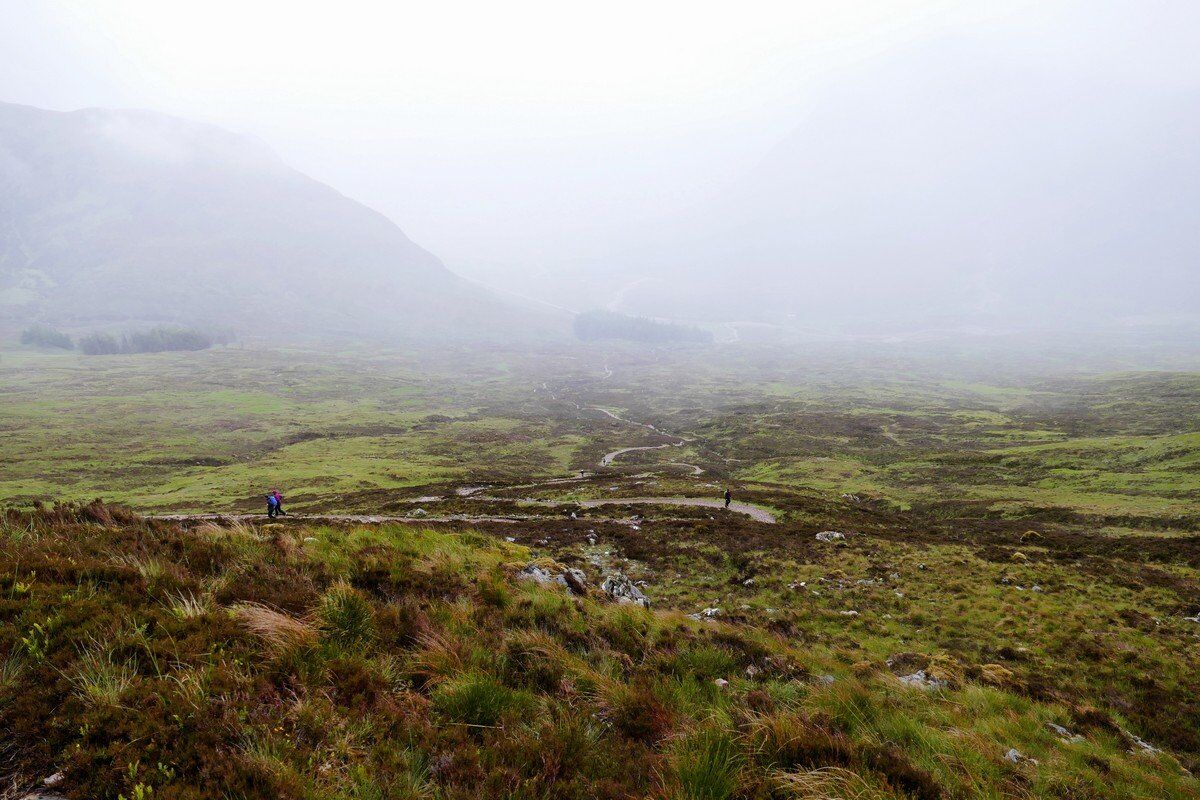 Auf der Devil's Staircase.