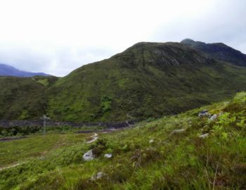 Das Hochtal von Allt Nathrach ist erreicht.