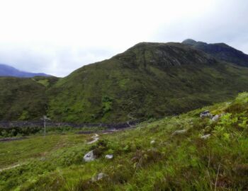 Das Hochtal von Allt Nathrach ist erreicht.